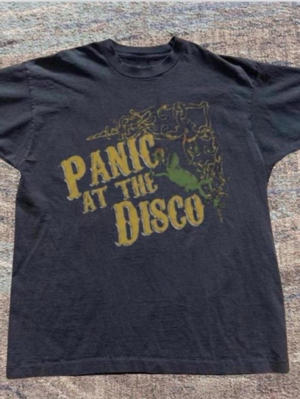 Panic At The Disco Black Graphic Tee - Band Logo Shirt